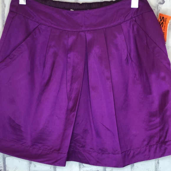 NWOT purple fossil mini skirt size XS - Picture 2 of 4